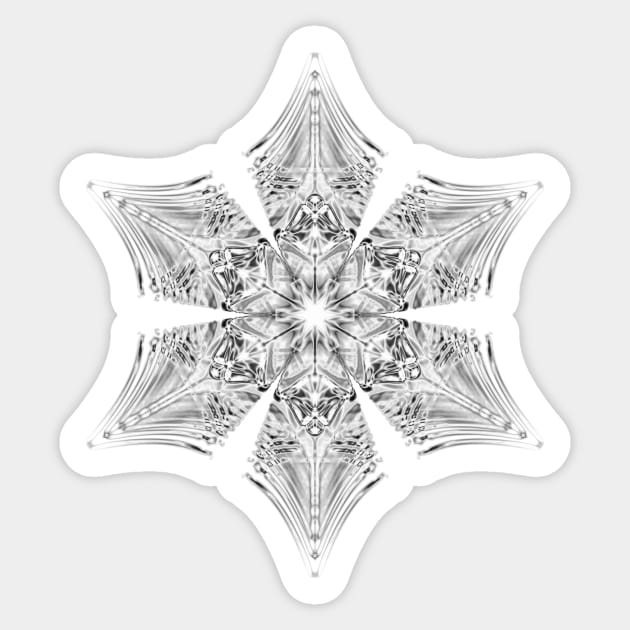 Crystal Snowflake Sticker by Eriklectric